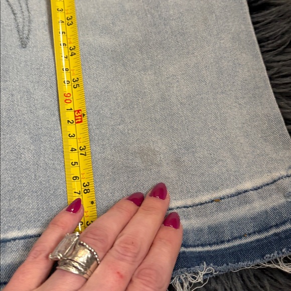 Jessica Simpson Light Blue Floral Embroidered Jeans - Picture 16 of 16